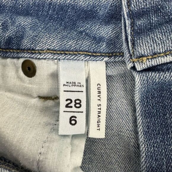 Loft Curvy Skinny Light Wash size 6 / 28 - Picture 6 of 7